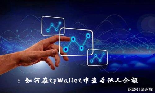 : 如何在tpWallet中查看他人余额